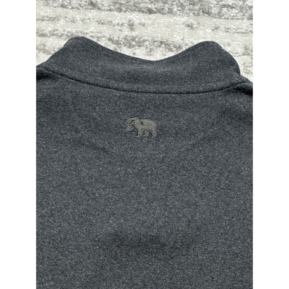 The Normal Brand Pullover Mens L Gray Quarter Zip Mock Neck Sweatshirt - Picture 7 of 9
